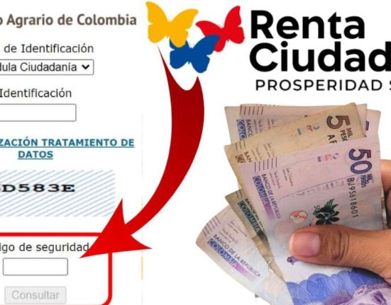 Conoce a los Elegidos-MP Noticias, logo de renta ciudadana, linkdel banco agrario, mano mostrando billetes colombianos