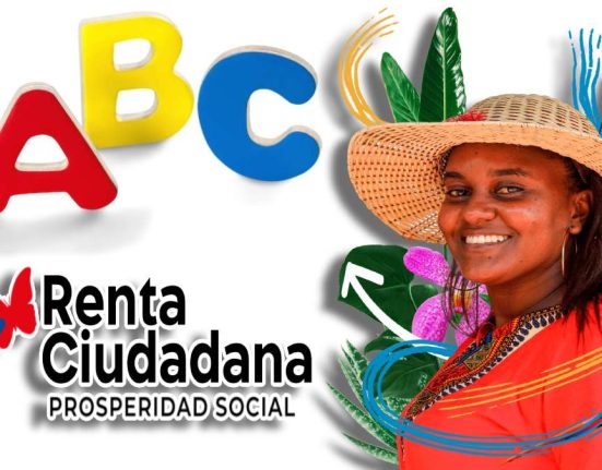 Conoce el ABC-MP Noticias, imagen de mujer afro con plantas y animales, logo de renta ciudadana, imagen con letras ABC