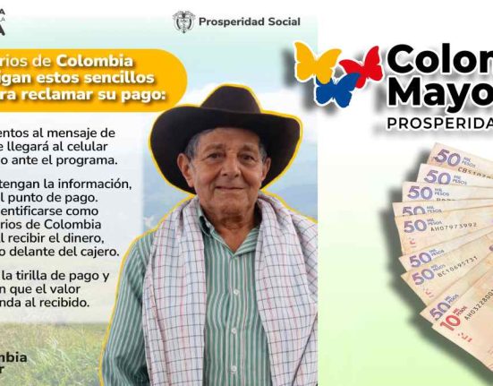 Focalización Colombia Mayor-MP Noticias, imagen de prosperidad social, logo de Colombia mayor, billetes colombianos
