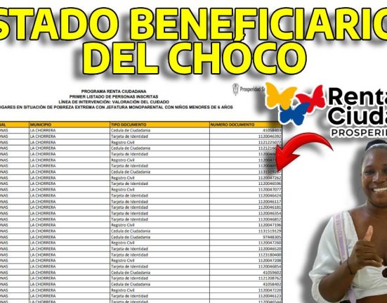 Listado de Renta Ciudadana 2024-MP Noticias, imagen de listados renta ciudadana, mujer alegre, logo de renta ciudadana