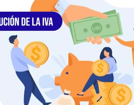Pago Devolución IVA-MP Noticias, imagen de muñecos con dinero representando el pago del IVA