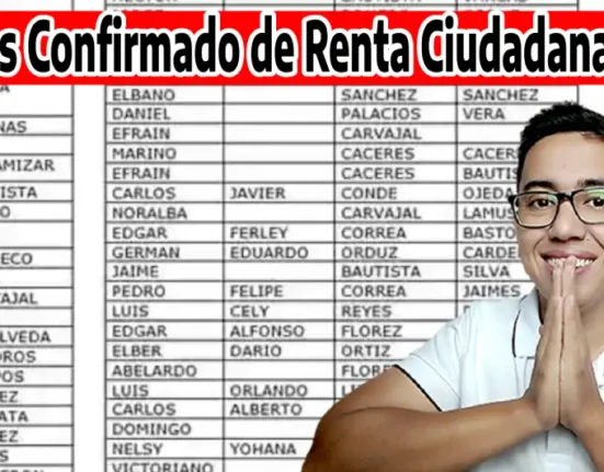 Pagos Confirmado de Renta Ciudadana 2025