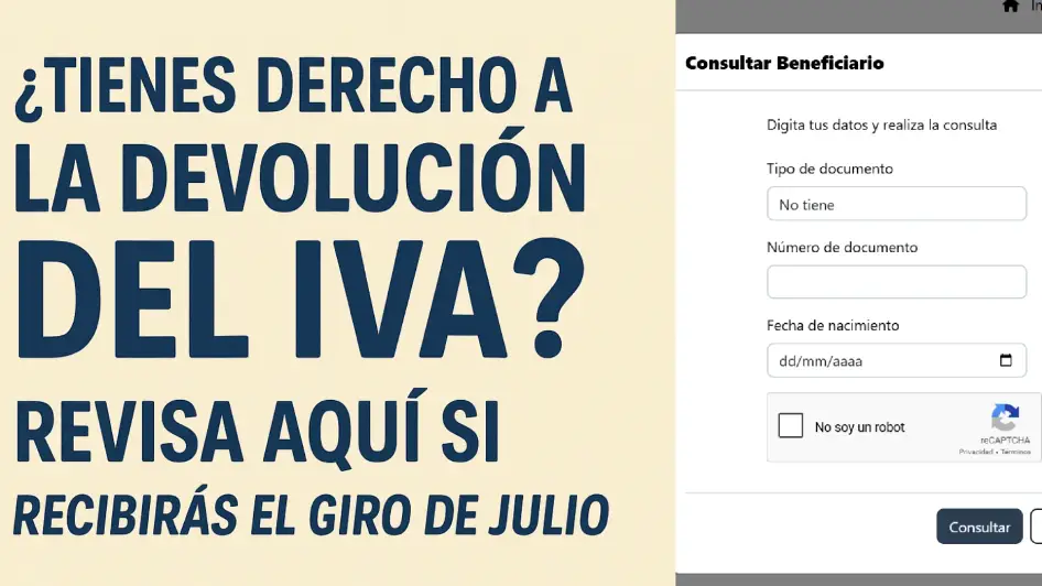 foto editada por mpnoticias en palabras la Devolución del IVA